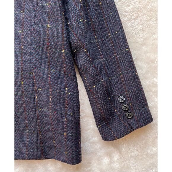 Sweet Suit Petite Double Breasted Navy Blue Blazer, Size 6 Petite - Picture 9 of 10